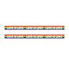 Colorful Wrist Straps Elastic Hair Band Rainbow Flag Streamers for Festive Occasions Unisex Party Wristband Accessories