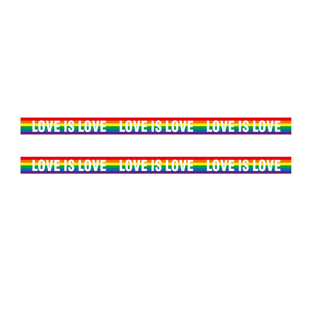 Colorful Wrist Straps Elastic Hair Band Rainbow Flag Streamers for Festive Occasions Unisex Party Wristband Accessories