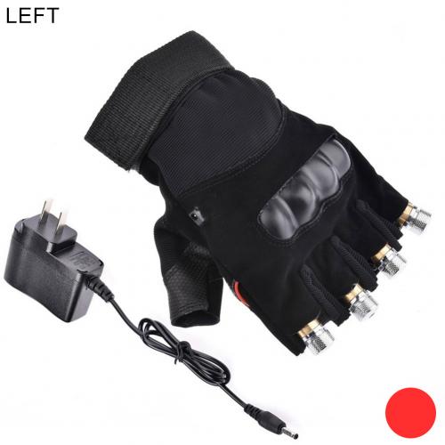 1 шт., мужской и женский светящийся браслет, красная/зеленая лазерная перчатка, светодиодная танцевальная сценическая шоу-программа для диджеев, клубных реквизитов, вечеринок, мероприятий, лазерная перчатка