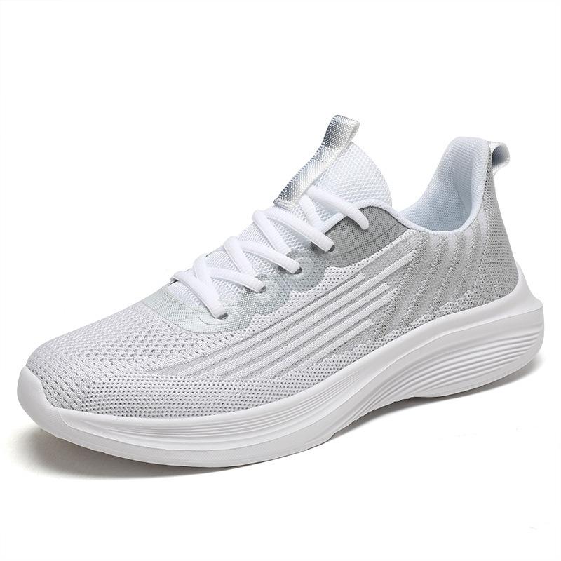 Summer new men's running shoes breathable soft sole lightweight shock-absorbing sports shoes couple shoes spot others none