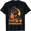 Happy Halloweenie Funny Dachshund Halloween 2024 Wiener Dog T-Shirt