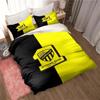 Al-Ittihad Club Jeddah Комплект постельного белья для мальчиков и девочек, двуспальный, пододеяльник, наволочка, детская, взрослая, мода, домашний текстиль, текстиль