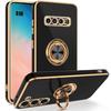 Silicone Case - Samsung - Galaxy S10 - Shockproof Protection - Support Ring - Flexible