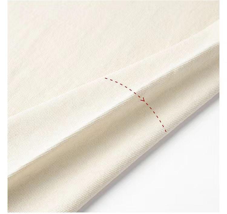 Футболка свободного кроя из чистого хлопка в стиле ретро, повседневный стиль с короткими рукавами