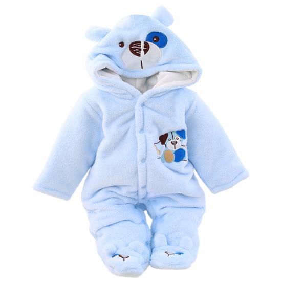 Детский комбинезон с мультяшным дизайном, согревающий милый комбинезон для маленьких девочек и мальчиков, зимний комбинезон, товары для малышей