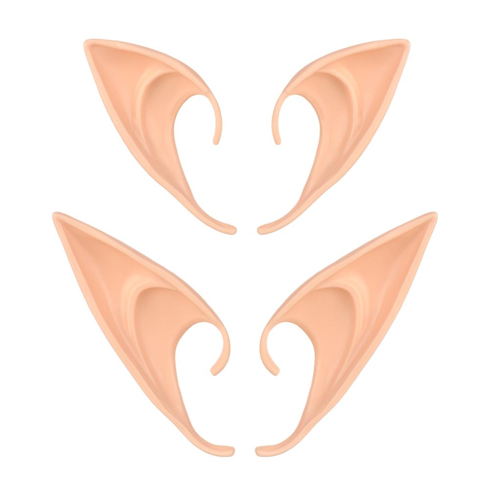 1 Pair Dress Parties Halloween Christmas Fairy Ears Cosplay Lifelike Elf Ears