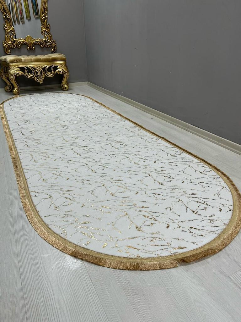 YTRHOME Серебристое бамбуковое золото Современная цифровая печать на нескользящей кожаной основе Новое поколение ковров для гостиной, кухни, прихожей и напольного коврика