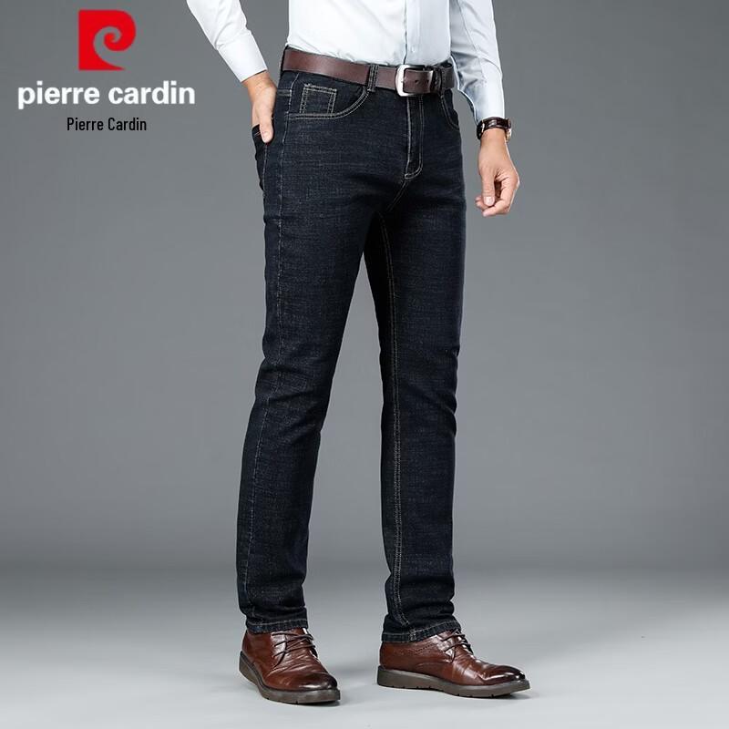 Pierre Cardin Мужские весенние прямые свободные эластичные джинсы