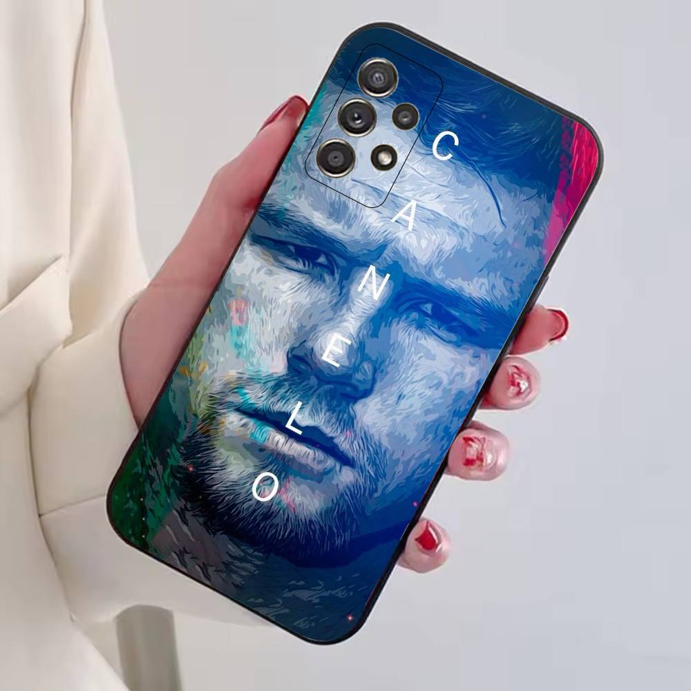 Мексика Бокс Канело Альварес Чехол для телефона для Samsung S25,S24,S21,S22,S23,S30,Ultra,S20,Plus,Fe,Мягкий силиконовый Черный чехол