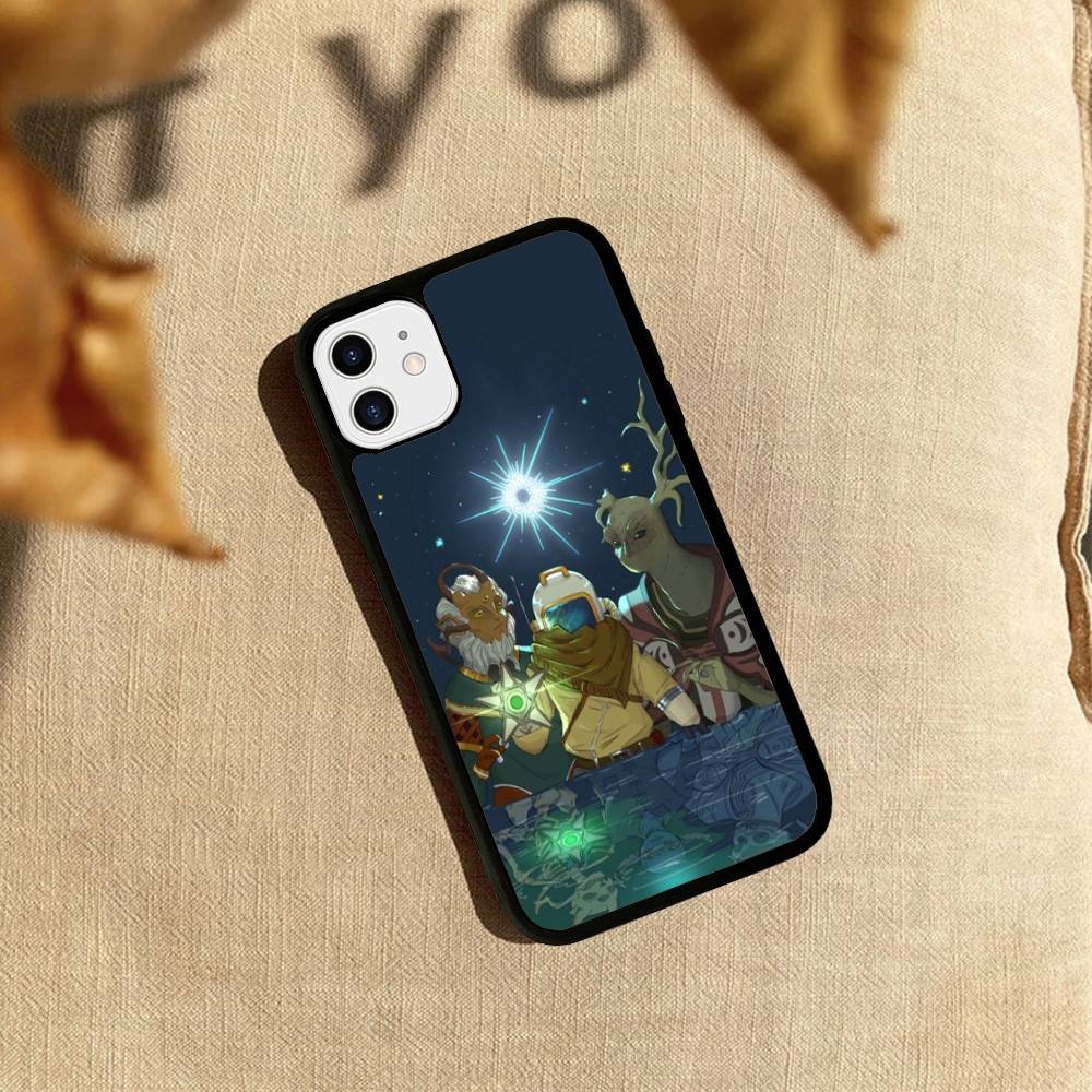 Игровые чехлы для iPhone 11 12 13 14 15 16 17 Pro Max Plus Outer Wilds, противоударные, из TPU+PC, задняя крышка
