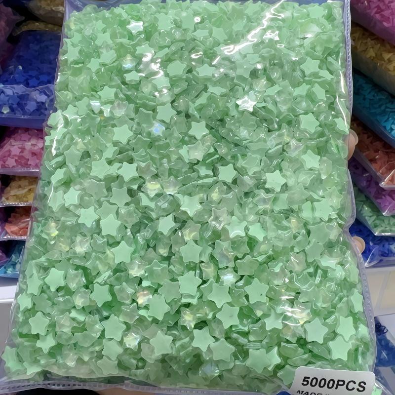 Мокка Глиттер Звезда Нейл-арт и Заколки для волос Аксессуары из смолы