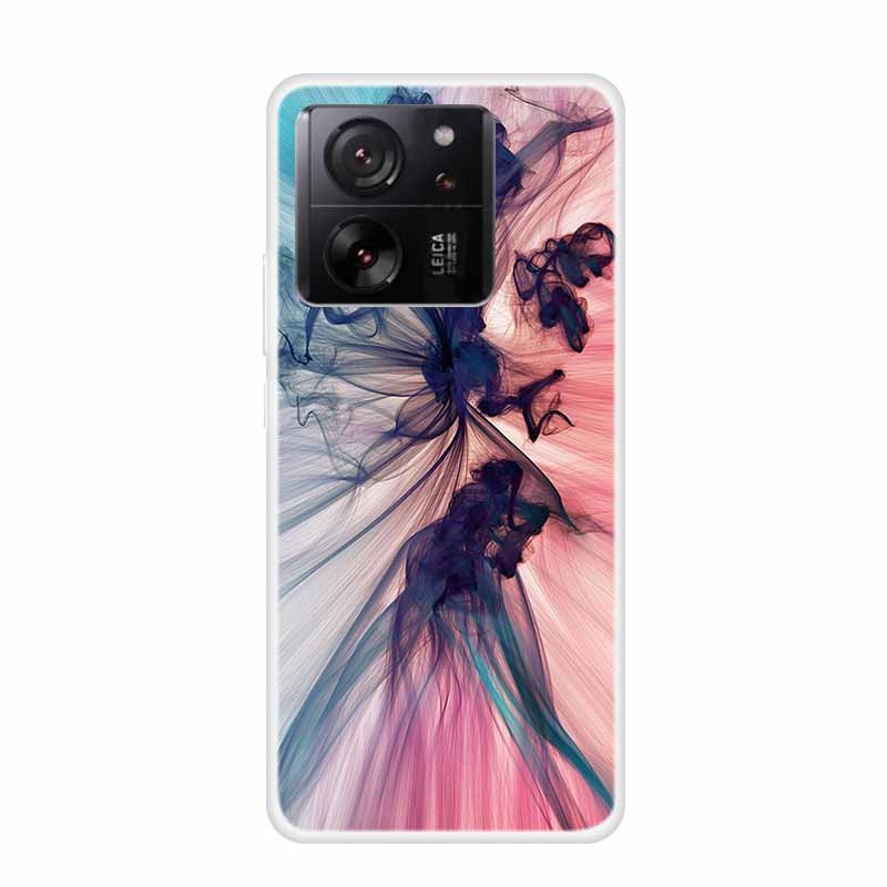 Для Xiaomi 13T 13 T pro Прозрачный силиконовый чехол Для Funda Redmi K60 Ultra Чехол для телефона ТПУ Прозрачные чехлы Мраморный мягкий чехол-оболочка