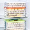 HRBAJ-Dumplings Box Storage Box Refrigerator Dumpling Freezing Multi-Layer Freeze Quick-Freeze Dumpling Box