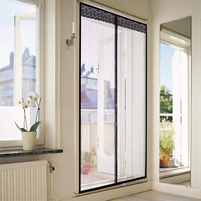 Summer Magnetic Mosquito Net Automatic Screen Door Curtain Mesh Curtain Summer Anti Bug Kitchen Sticker Curtain Window Door Curtain Net
