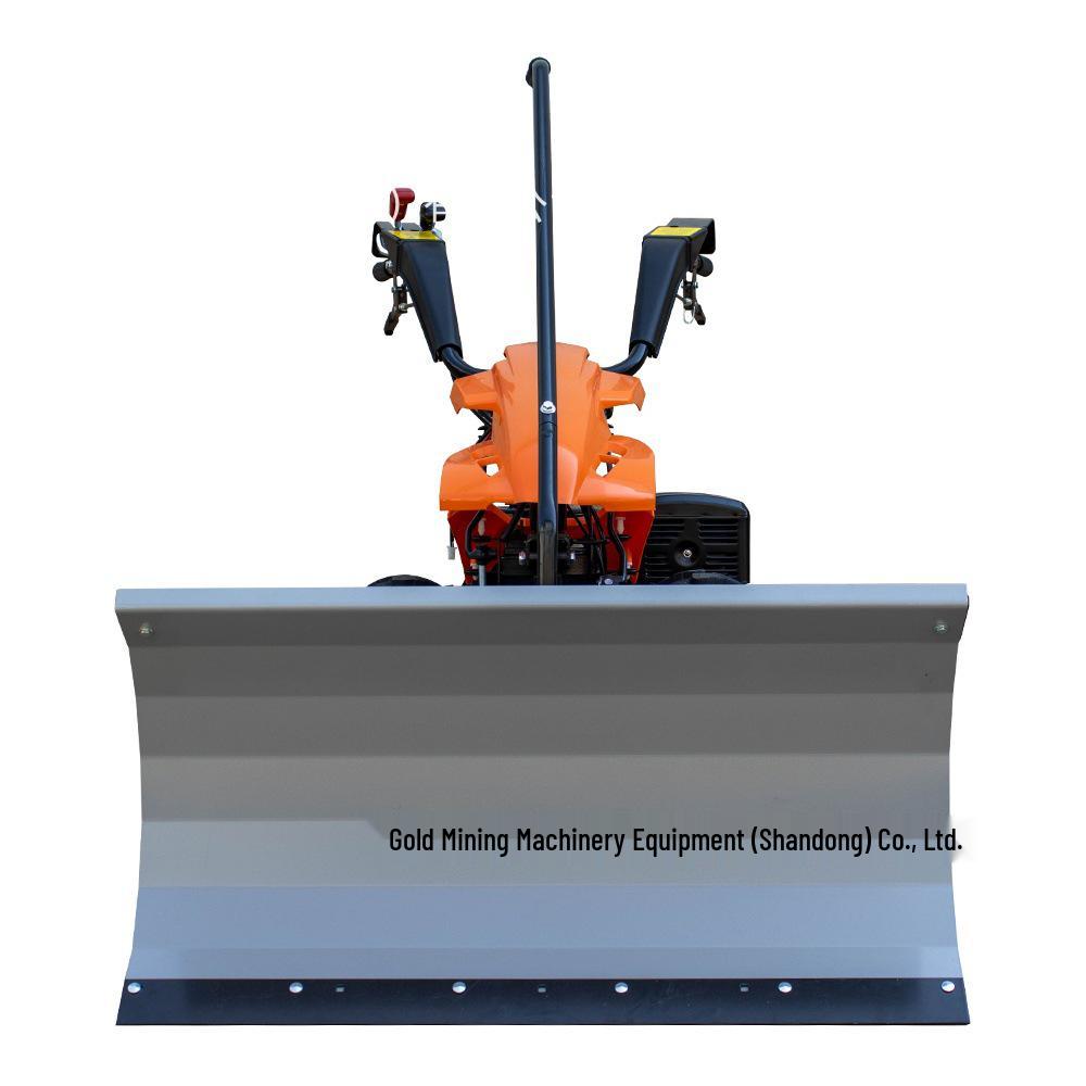 Three-in-One 15HP Gas Snow Sweeper: Parking Lot/Square Snow Removal Tool