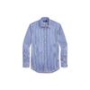 Polo SS23 Striped Single-Breasted Long Sleeve Shirt Men Shirts Blue MNPOWOV16822718-999