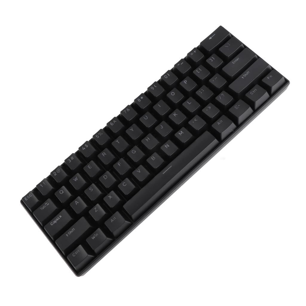 61 Key Keyboard RGB Wired Mechanical Shaft Portable Two Color Injection Molding 61 Key Layout Keyboard