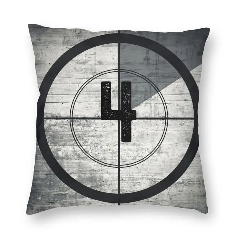 Ретро Кино Ночь Попкорн Подушка Чехол Камера Напольная Наволочка Диван Прохладный Дом