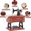 12.0×8.0×16.0 cm Retro Sewing Music Box Wood color Table Desk Mechanical  For Home Decor