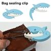 Зажим Shark Seal Clamp Портативный зажим для пакетов Уплотнитель влагостойкий кухонный инструмент для хранения закусок Косметика Путешествия