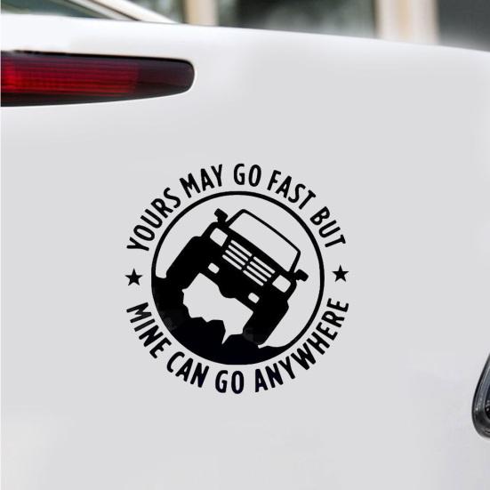 Креативные забавные буквы 4X4 автомобиль грузовик кузов наклейки наклейка украшение