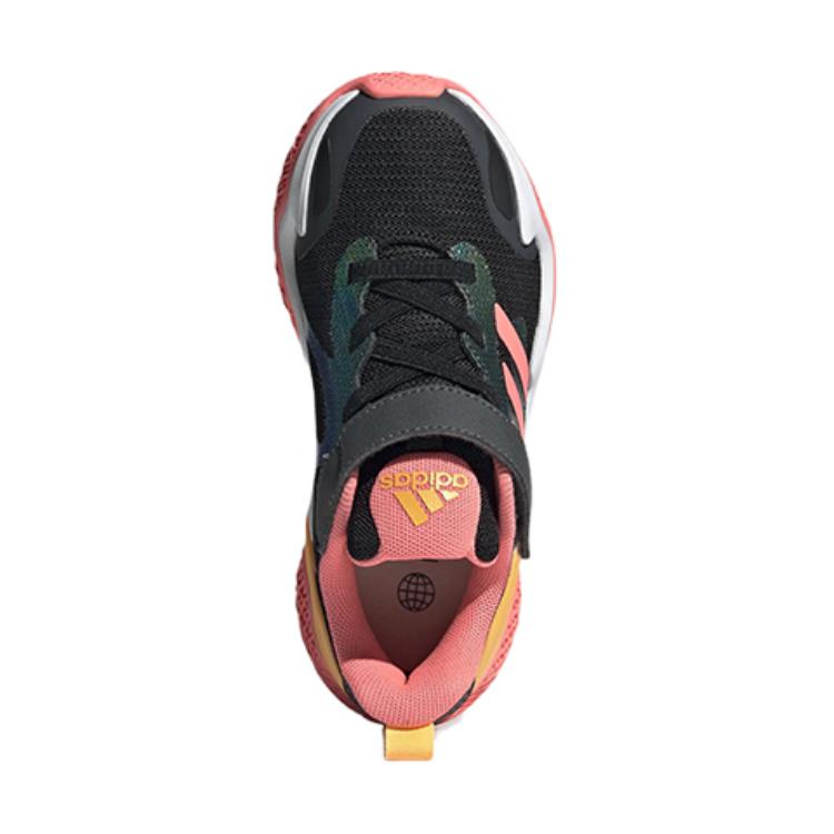 adidas 4Uture Rnr El K Износостойкие Низкие Детские Беговые Кроссовки Черно-Розовые Детские GV7874