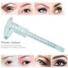 1 шт. скользящая линейка для бровей, тату, перманентный макияж, тату для бровей, измерительная линейка, штангенциркуль, измерительные инструменты