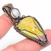 Atlantisite Handmade Copper Wire Wrap Jewelry Pendant 2.44" Q5N21