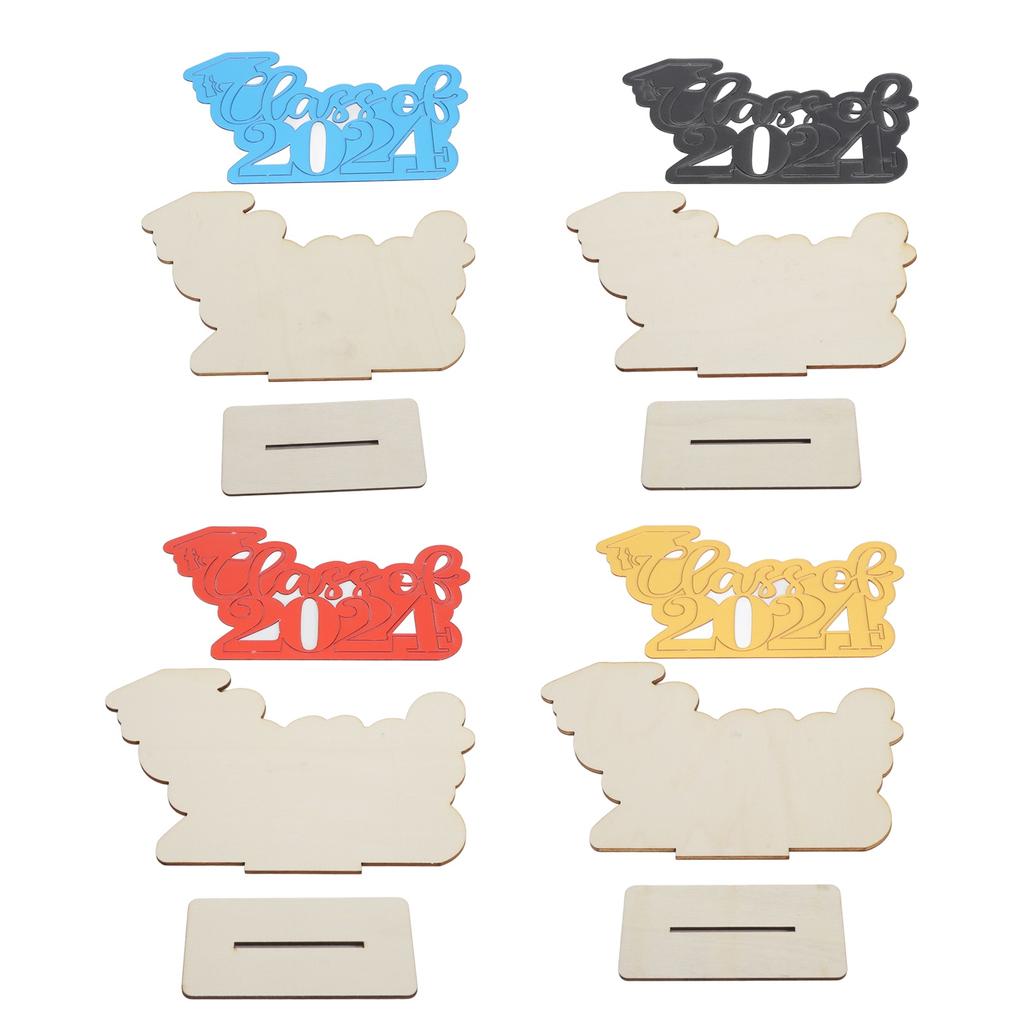 2024 Graduation Wooden Table Centerpieces Graduation Party Decorations Table Centerpieces Sign for H
