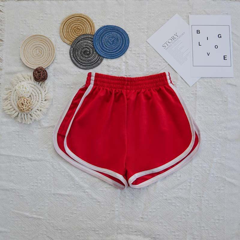 Спортивные шорты большого размера для женщин, летняя свободная одежда для бега и фитнеса, высокая талия, широкие штанины, чтобы они выглядели стройнее и повседневная домашняя пижама