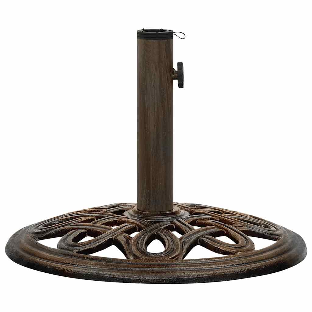 Vidaxl Podstawa Pod Parasol, Brąz, 40X40X32 Cm, Żeliwo