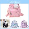 Cute Cartoon Kids Backpack Adorable Oxford Fabric School Bag For Boys And Girls