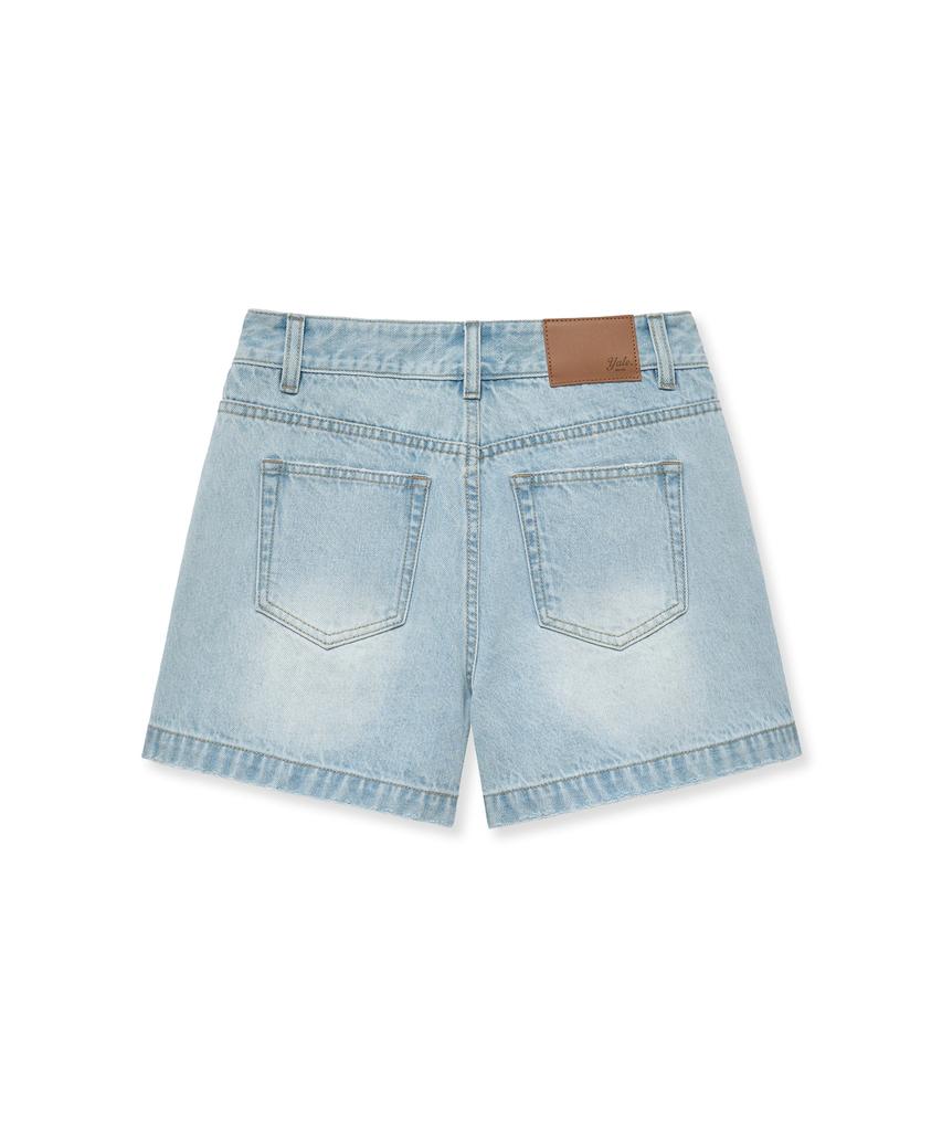 YALE Women'S Denim Shorts_Light Blue