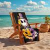 1Pc Halloween Pumpkin Jack Skellington Beach Towel, Quick Dry, Multi-Use for Beach Pool Gym Yoga Home Travel, Christmas, Halloween, Xmas Gift S440
