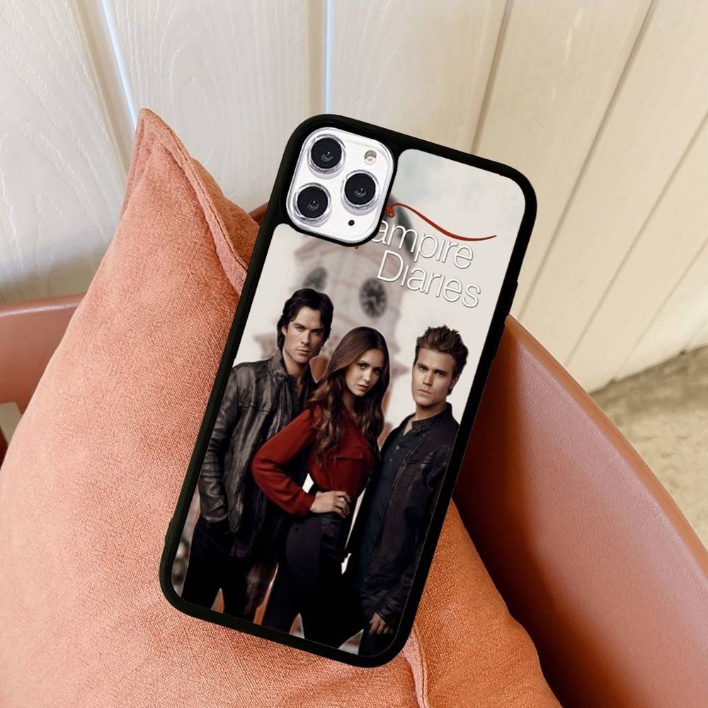 T-V-Дневники вампира Чехол для телефона iPhone 17 16 15 14 13 Pro 12 11 Pro Max Жесткий PC+TPU Задняя крышка