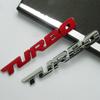 Автомобильная наклейка Turbo 3D значок Аксессуары для тюнинга автомобиля Задняя маркировка Боковая маркировка Декоративная наклейка на автомобиль Металлическая наклейка на багажник