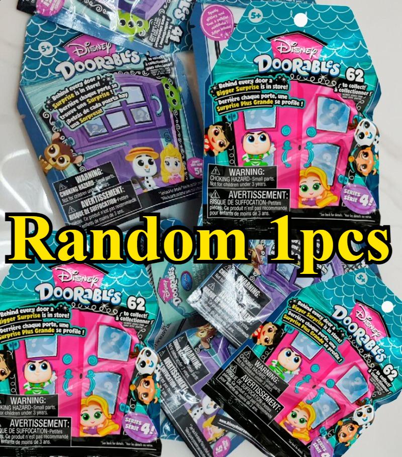Doorables Glass Eyes Blind Bag Collectibles Rare Dolls Figurines Cartoon Action Figures Children Birthday Gifts Minor Flaws