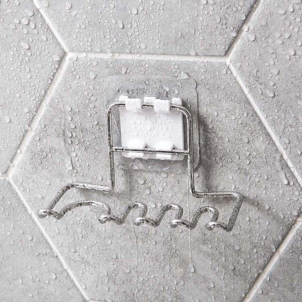 Подставка для хранения Настенная подставка для бритвы Аксессуары для ванной комнаты Органайзер для зубной пасты Держатель для зубных щеток