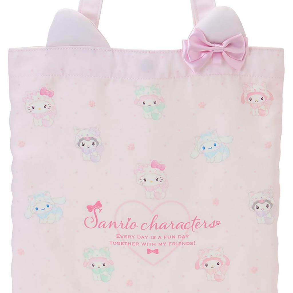 Сумка-тоут Sanrio Персонажи Sanrio Размер A4 Подходит для детей от 3 лет 685526 (Молочный котенок)