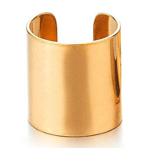1pc Simple Geometric Long Tube Ear Clip For Men Women Non Piercing Stainless Steel Ear Cuff Jewelry Daily Wear