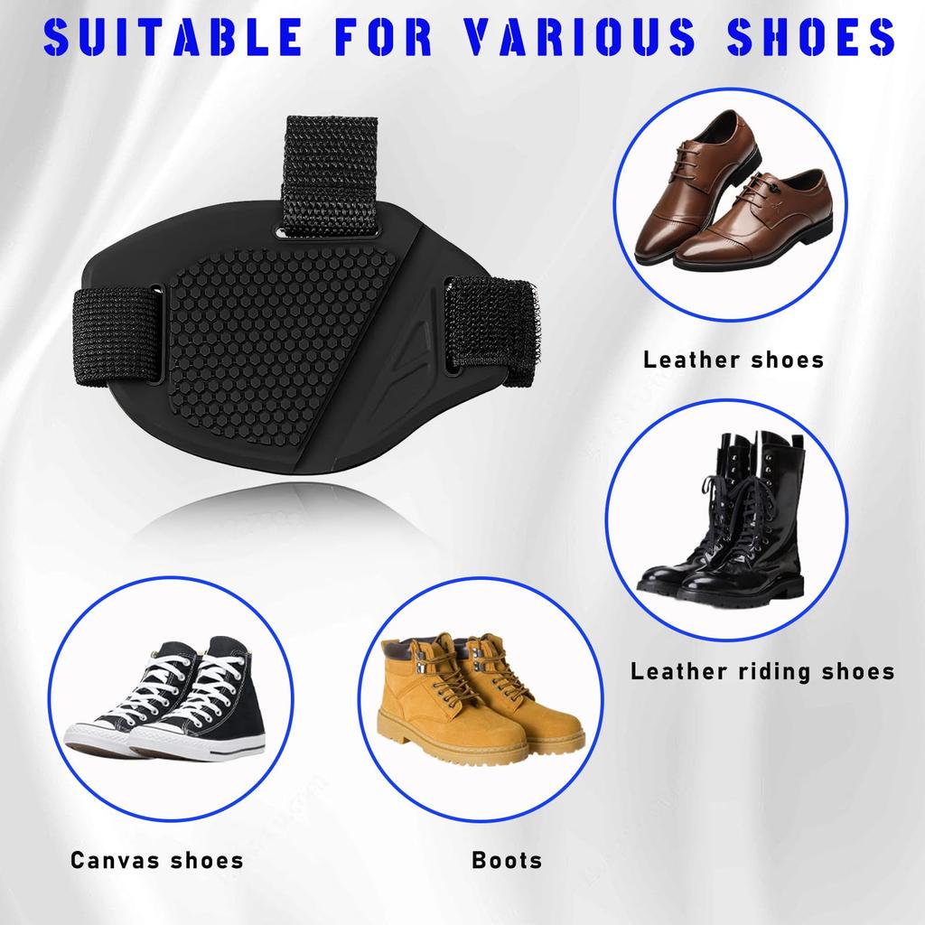 Motorcycle Shift Pad Gear Shoes Protective Motorbike Gears Shifter Men Waterproof Protector Motocross Boots Cover Accessories