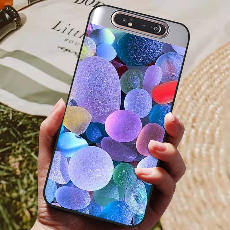Чехол для Samsung A80 Силиконовая задняя крышка Чехол для телефона Для Samsung Galaxy A80 Чехлы для Galaxy A 80 A805F A805 Мягкий бампер Funda