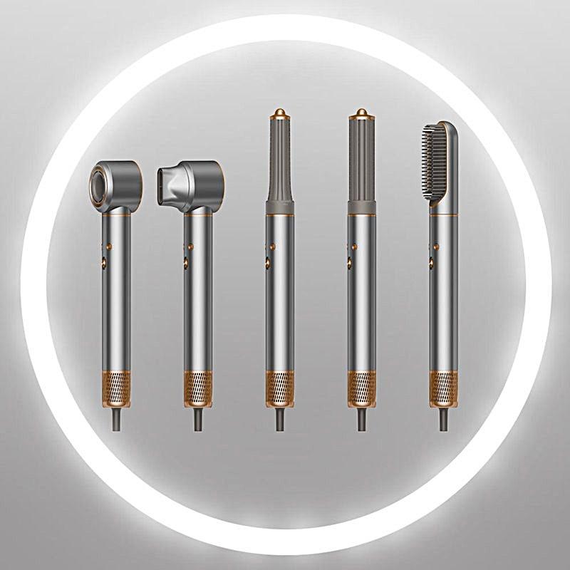 Xiaomi Сменная щетка-фен 5-в-1 мощностью 1300 Вт с выпрямителем и плойкой, тихая, для отеля и дома, с AC-мотором, ионизирующая, электрическая