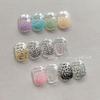 12-Grid Macaron Star Nail Sequins Mixed Color Mini Dots Pentagram Art Decorations