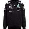 adidas X MERCEDES AMG PETRONAS F1 Толстовка КОМАНДА SS25 Черный Подростки JX0683