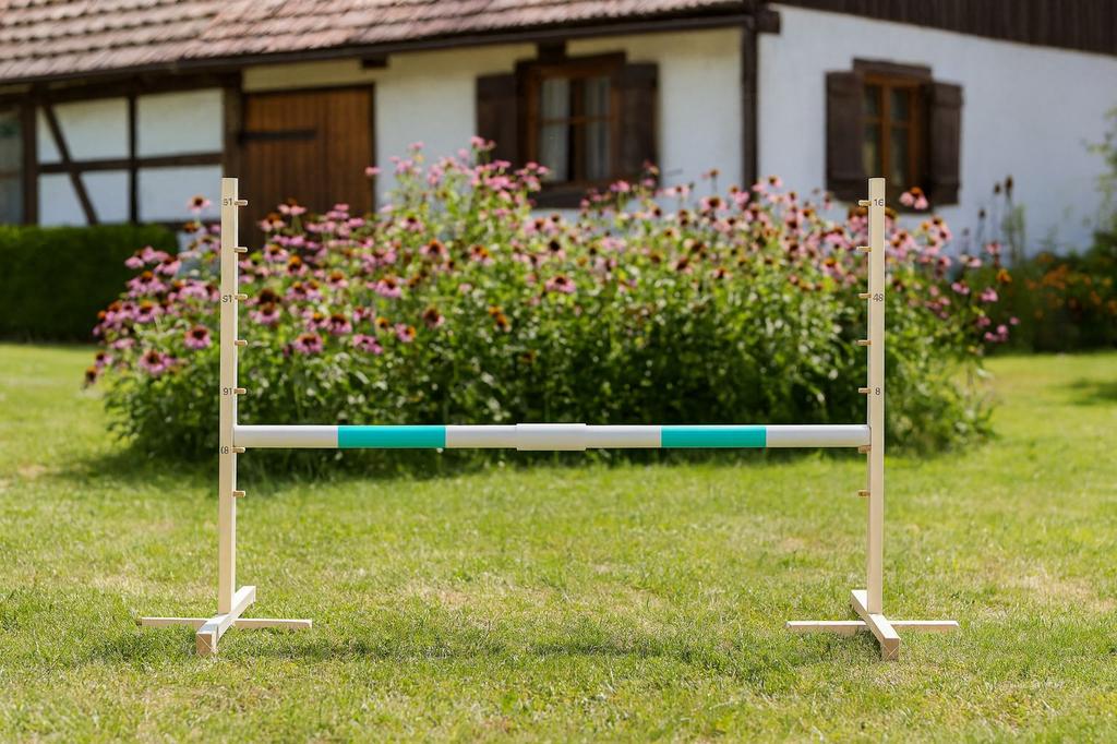 Przeszkoda Skokowa Do Hobby Horse 160Cm, H-120 Cm, Belka Miętowa