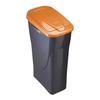 Mondex 15 Litre Ecobin Bin with Black/orange Lid 31x20x42cm