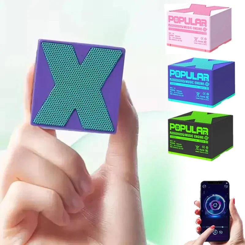 X1 Популярные колонки Мини Легкие Портативные Стерео Объемный Звук Bluetooth HIFI Уличный Звуковой Ящик Плеер Для Телефона ПК Ноутбука