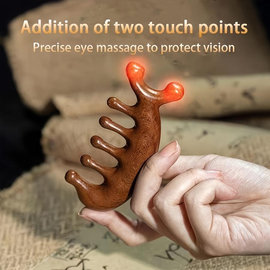 Массажная расческа, Маленькая расческа для меридианного массажа в форме дельфина, Расческа для массажа головы, Расческа Гуа Ша, Расческа с широкими зубьями, Нежный массажер для кожи головы, Инструменты для расслабляющего массажа