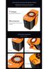 Portable Waist-Hanging USB Fan with Large Battery and Semiconductor Cooling - Ideal for Outdoor and Construction Use